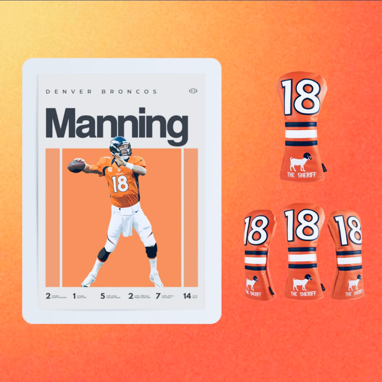 Peyton Manning Club Covers