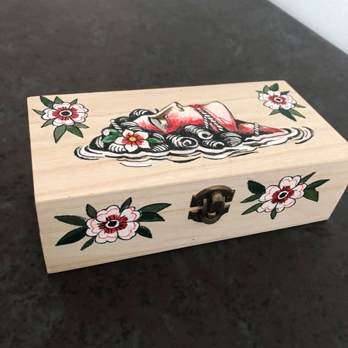 Hand-Painted Jewelry Box