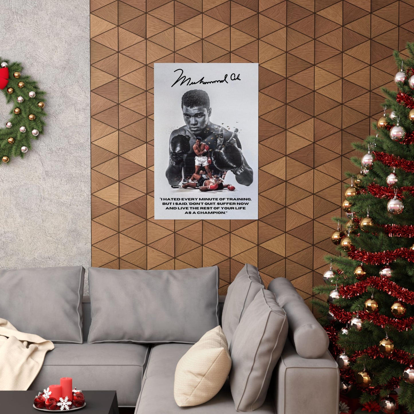 Muhammad Ali Matte Poster