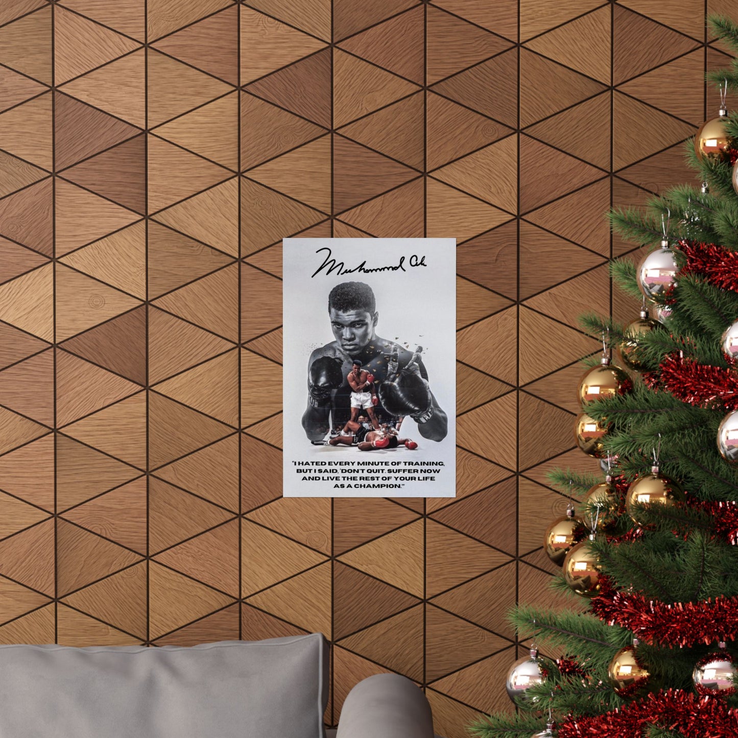Muhammad Ali Matte Poster