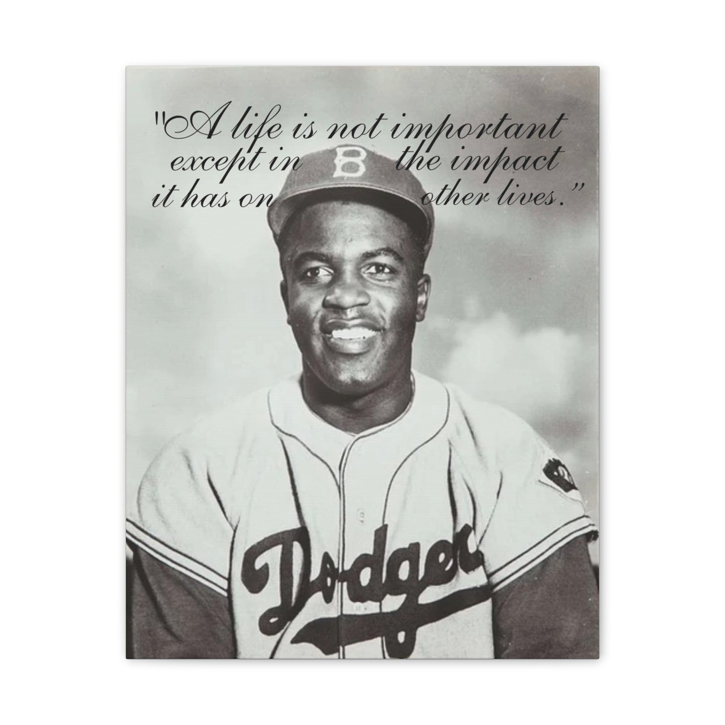 Jackie Robinson Canvas
