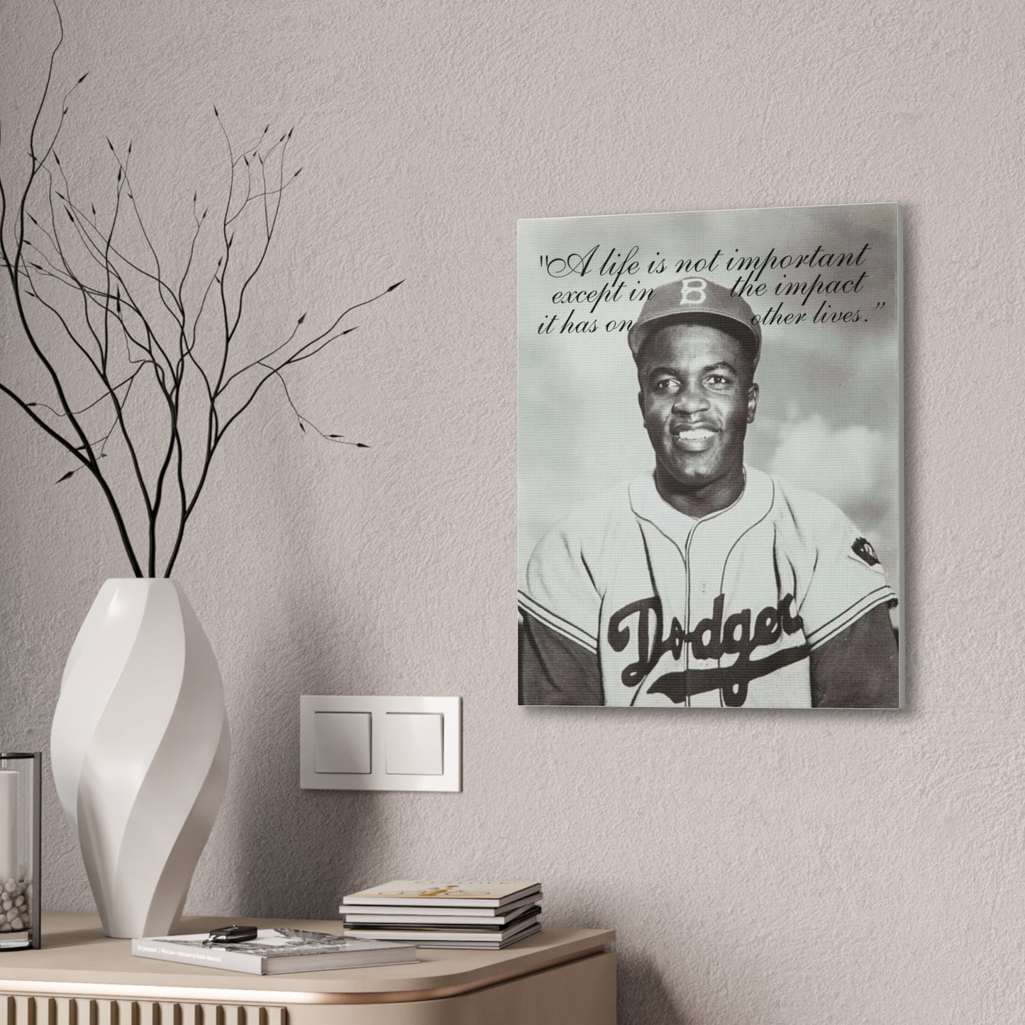 Jackie Robinson Canvas