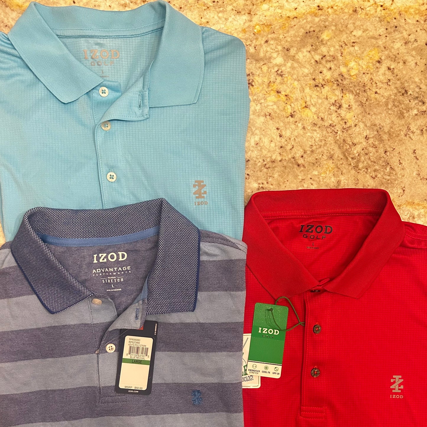 IZOD Golf Shirt Set