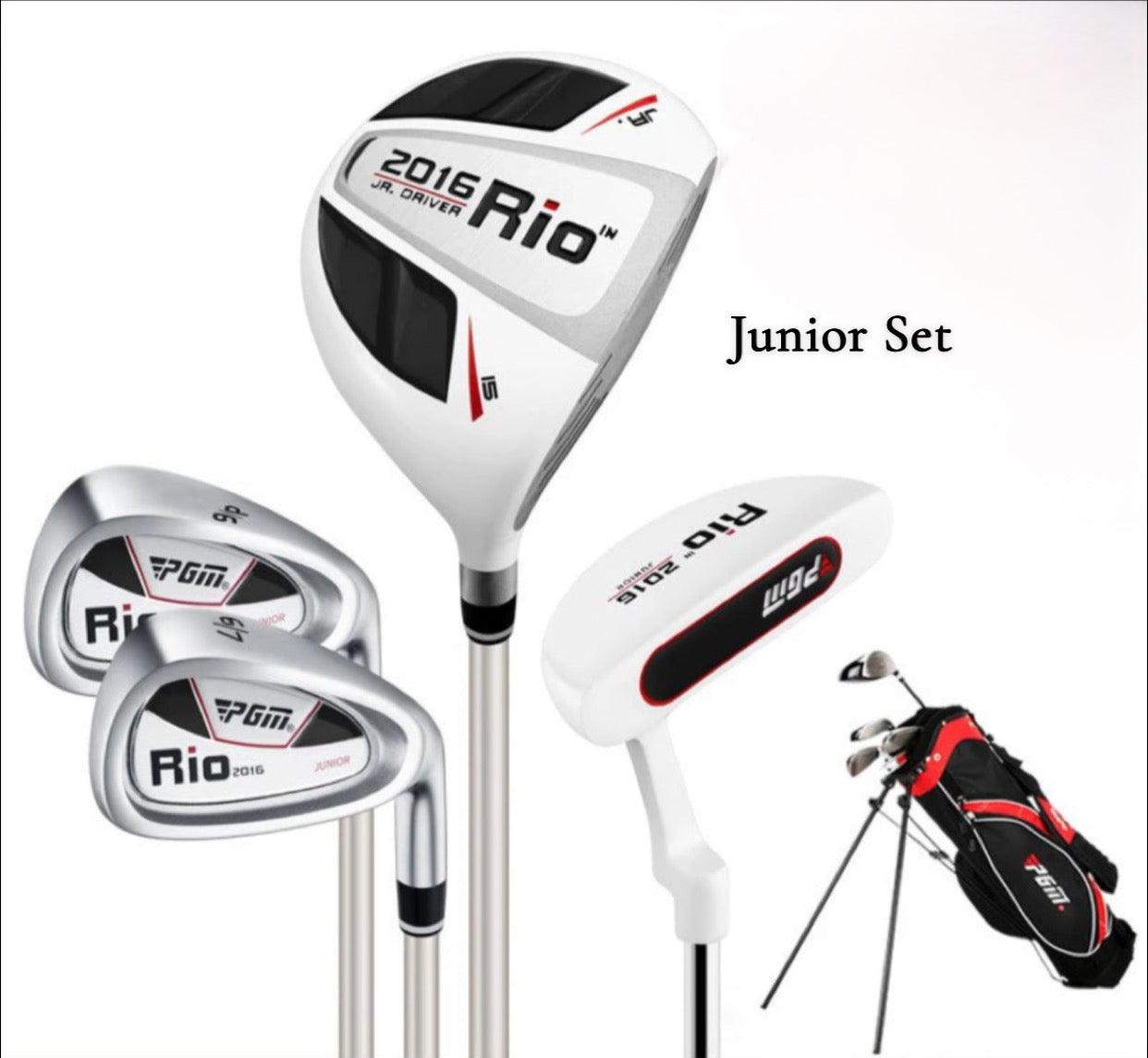 PGM Kids Set (4 Clubs + Bag)