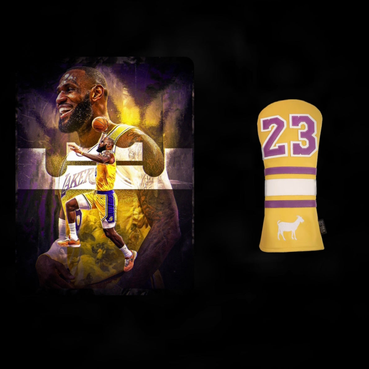 Lebron James GOAT LA Driver Cover