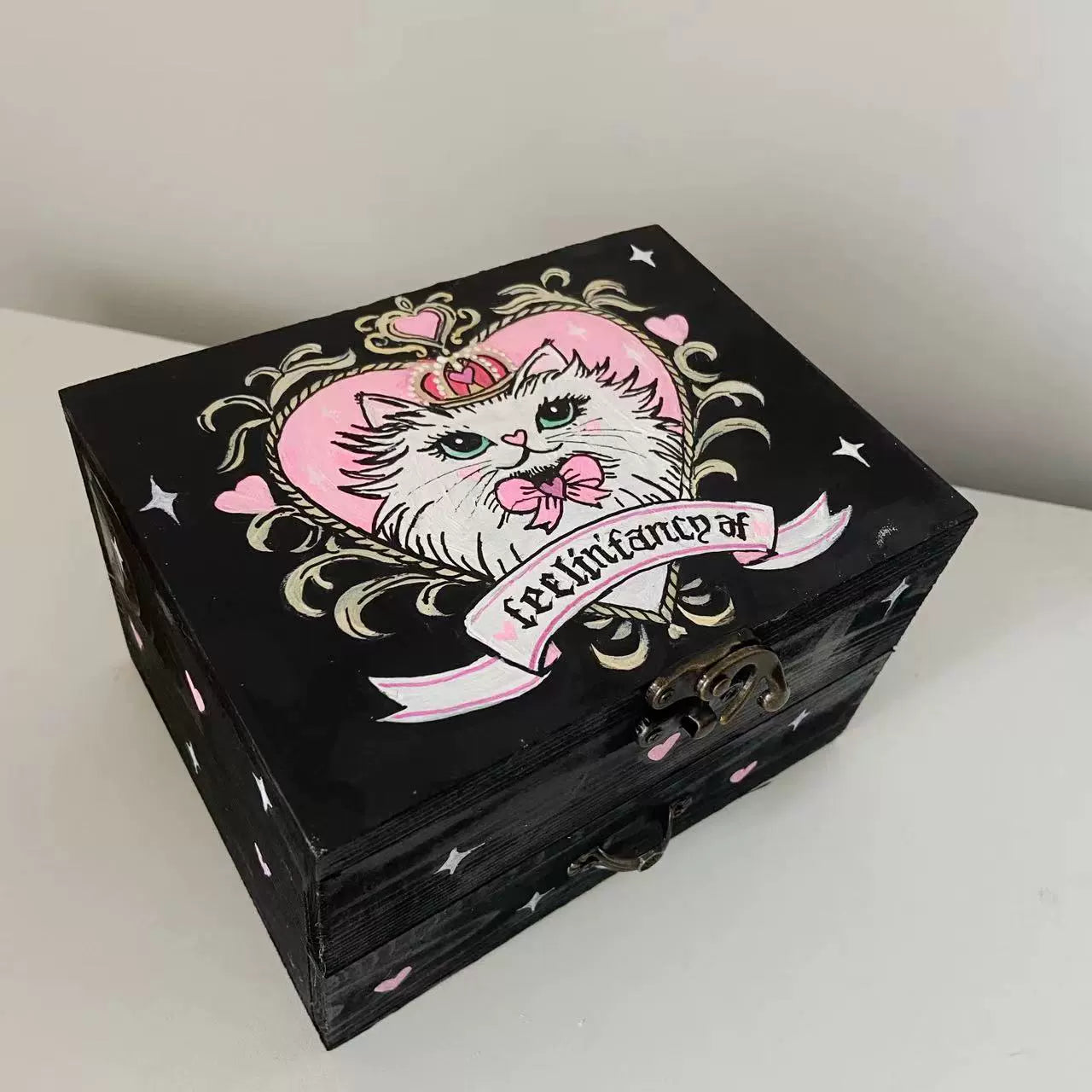 Hand-Painted Jewelry Box