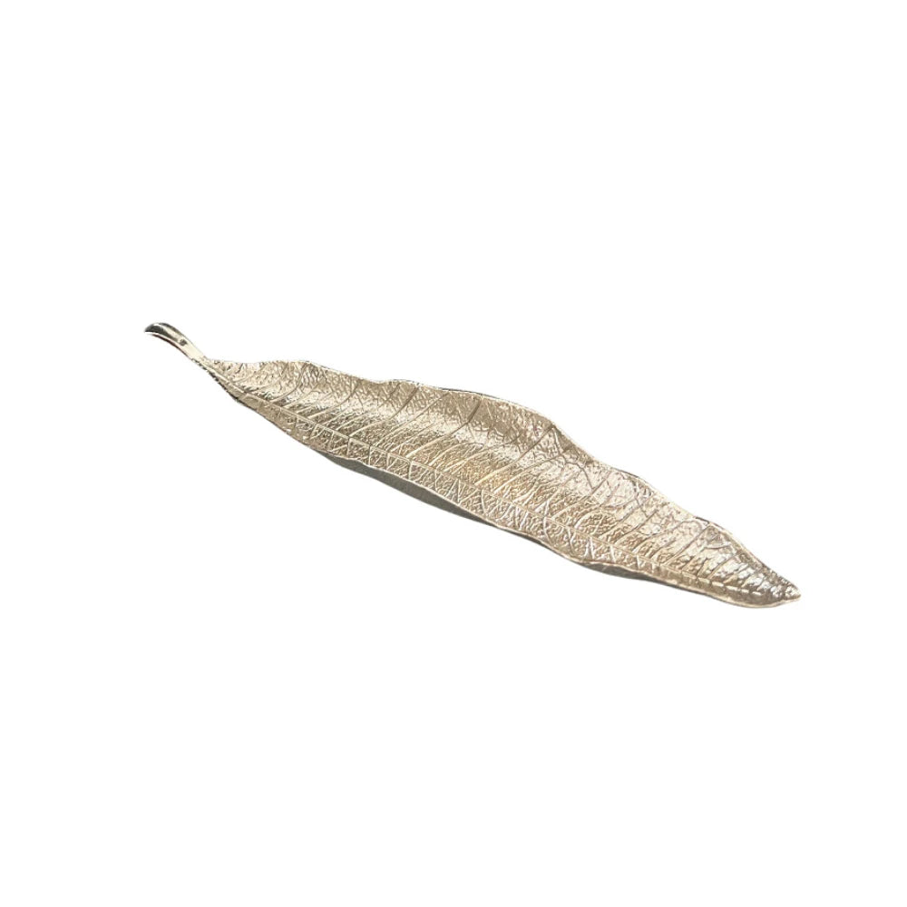Golden Leaf Incense Holder