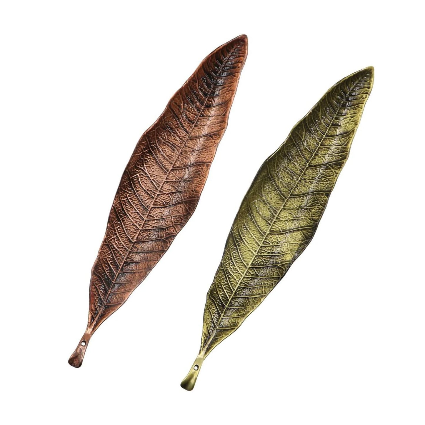 Golden Leaf Incense Holder
